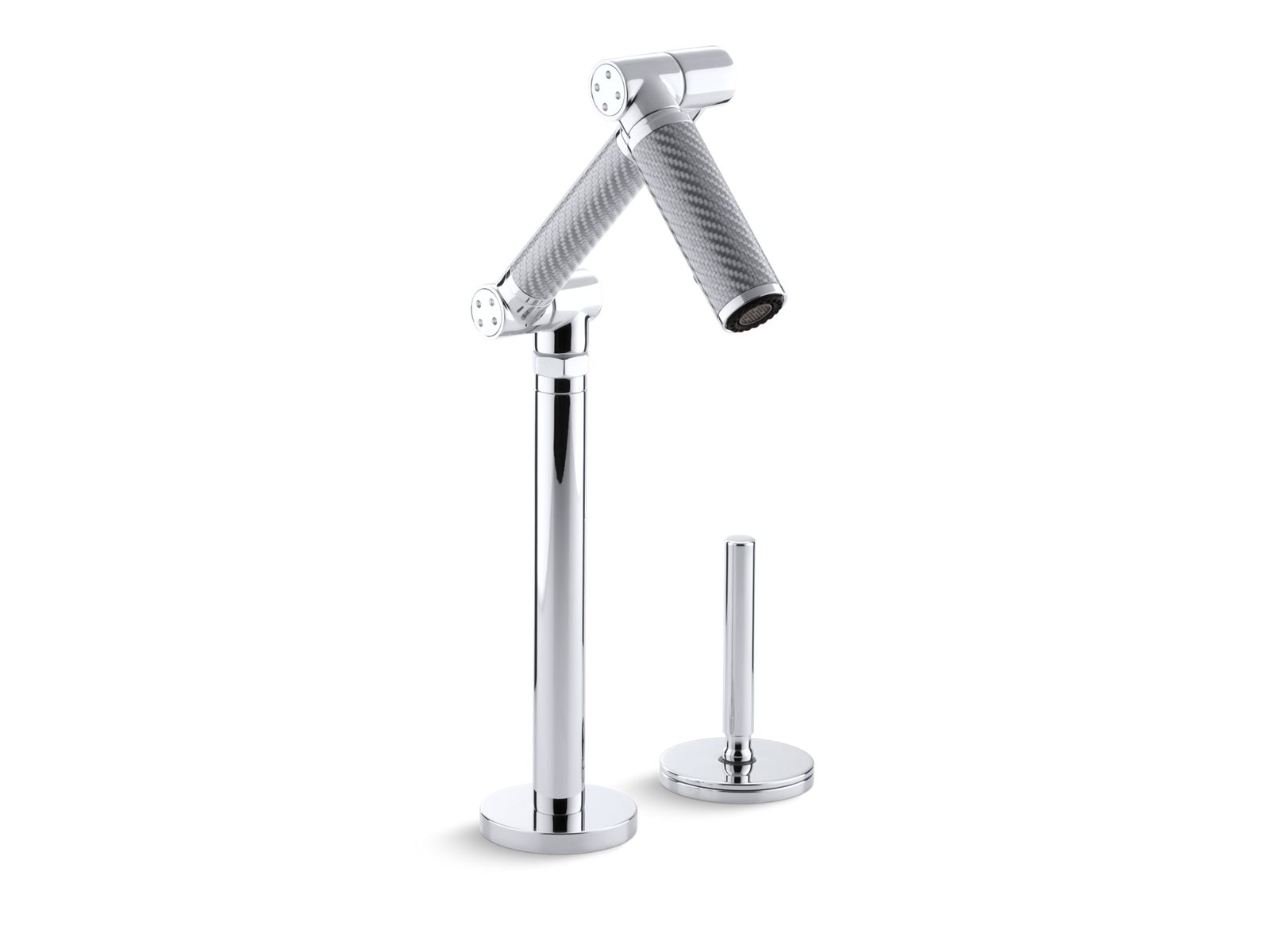 K-6268-C11-CP | Karbon™ Articulating deck-mount bar sink faucet