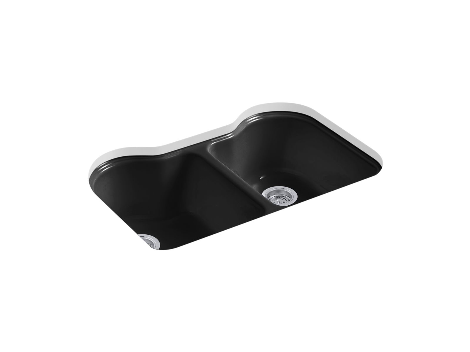 Hartland 33" undermount double-bowl kitchen sink