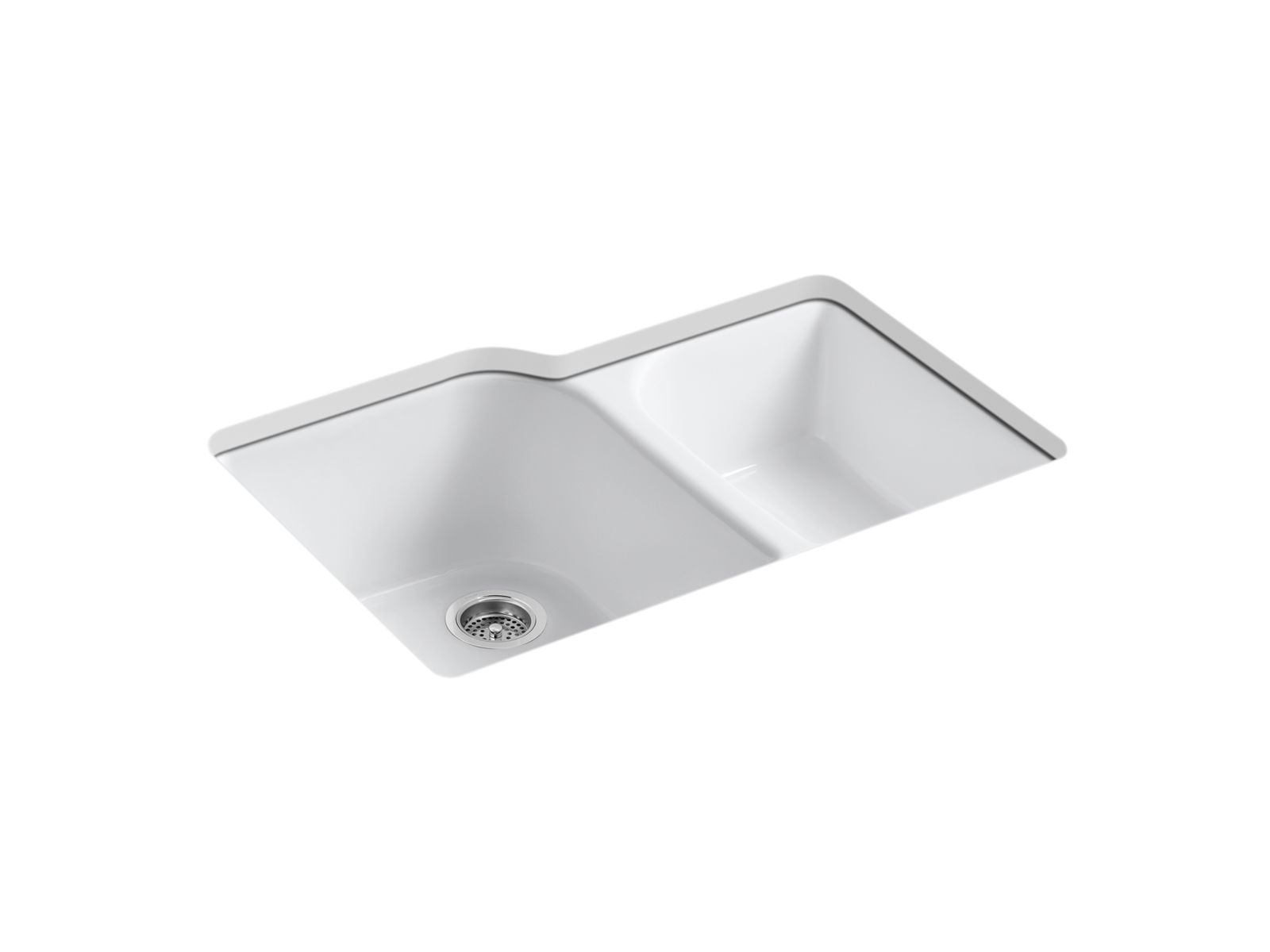 Executive Chef Undermount Kitchen Sink w Four Holes K 5931 4U KOHLER