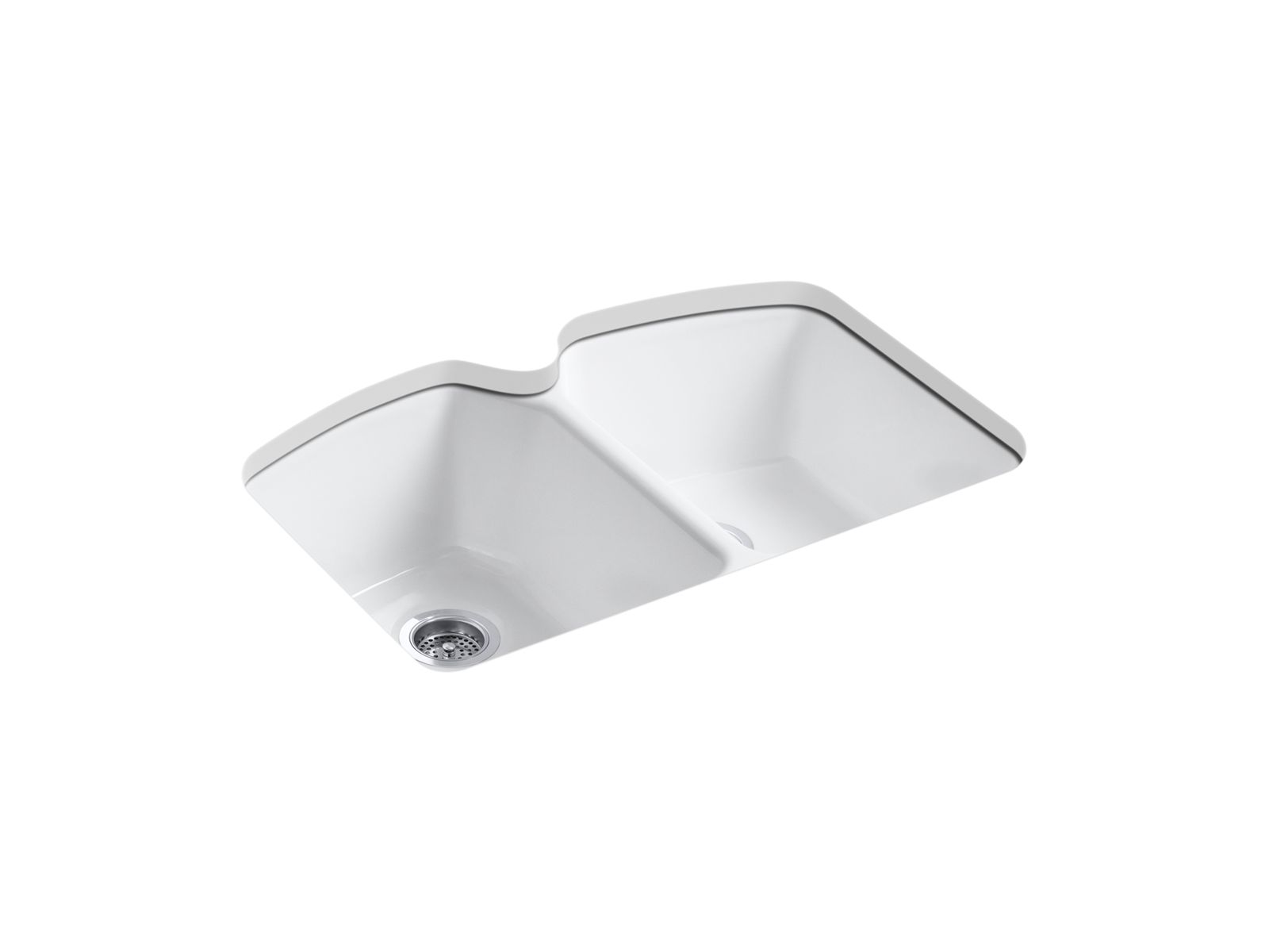 Tanager Undermount Kitchen Sink w/ Three Faucet Holes | K-6491-3U | KOHLER