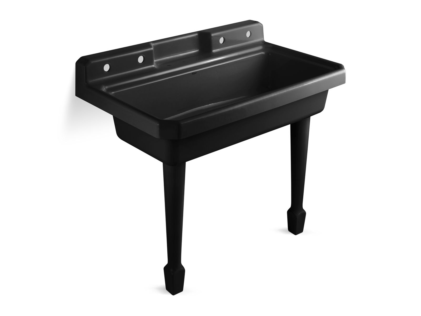 KOHLER | K-6607-4 | Harborview Utility Sink with Four Faucet Holes