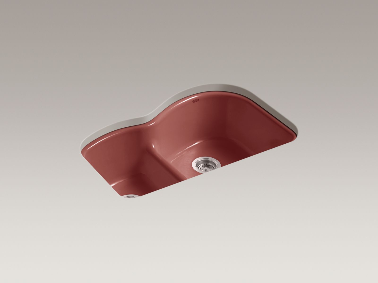 Woodfield Large/Medium Undermount Sink w/ Five Holes | K-5839-5U