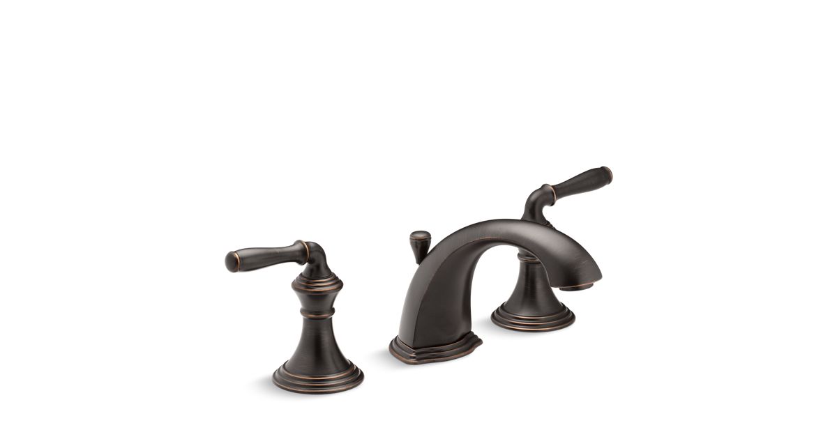 K3944 Devonshire Widespread Sink Faucet with Lever Handles KOHLER