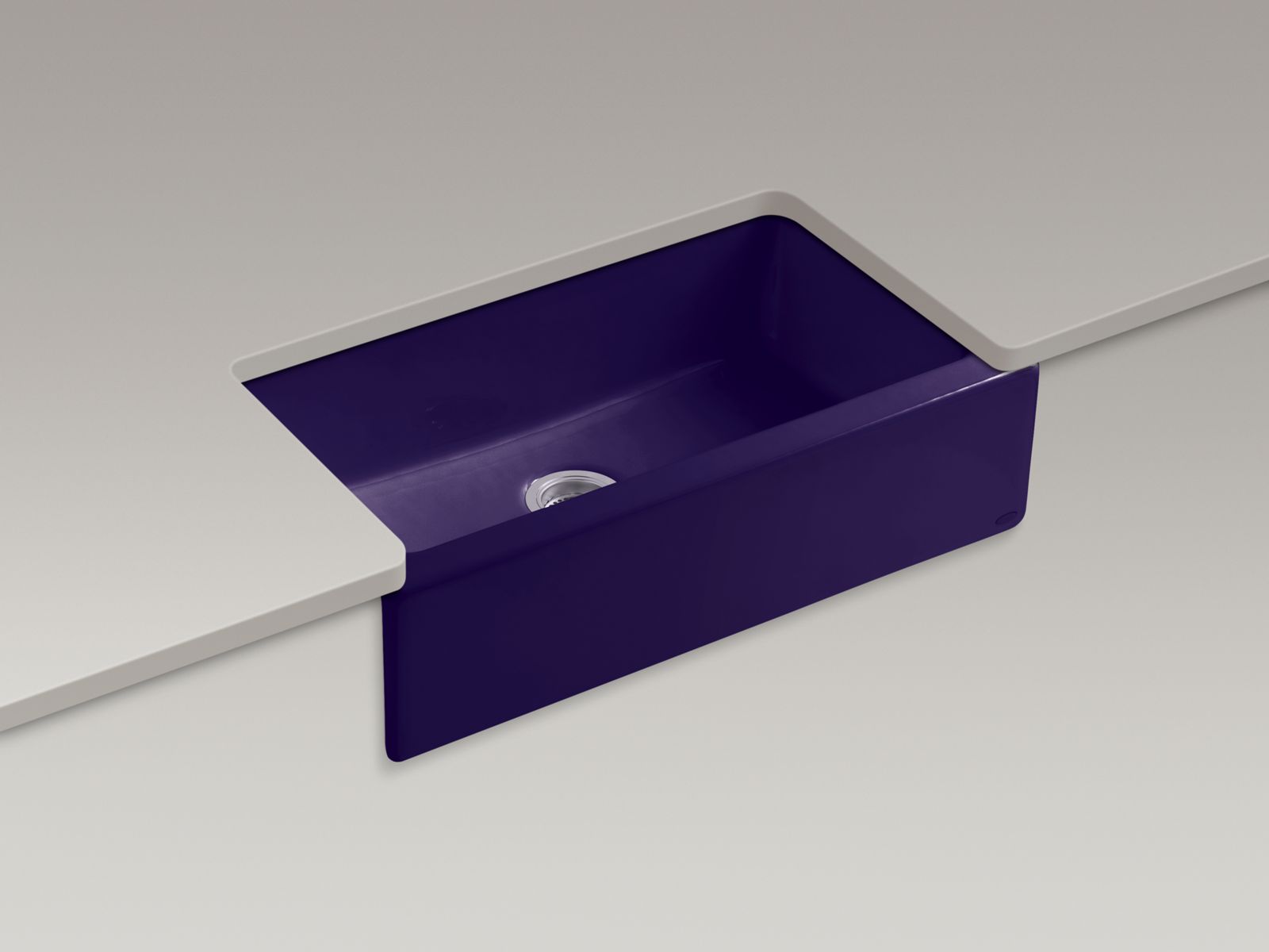 KOHLER | K-6546-4U | Dickinson Apron-Front Kitchen Sink with Four