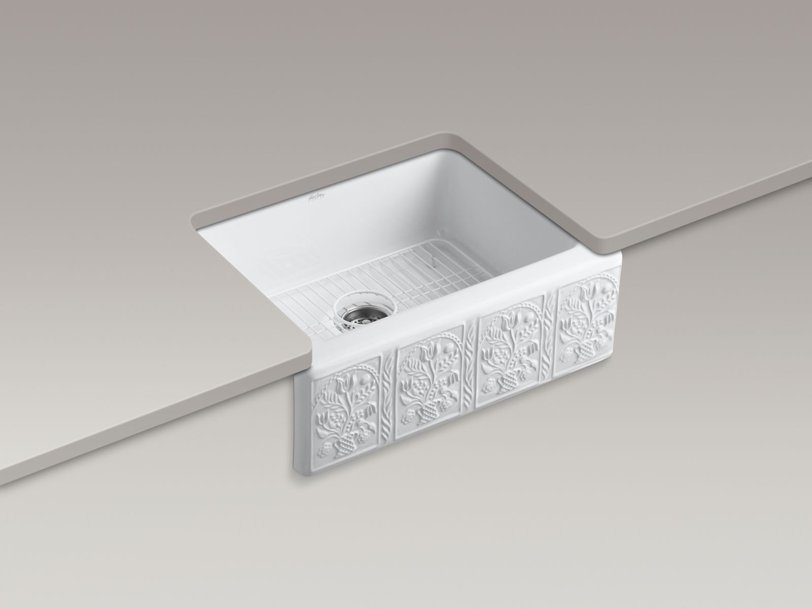 Savanyo Design on Alcott Undermount Kitchen Sink | K-14572-SV | KOHLER