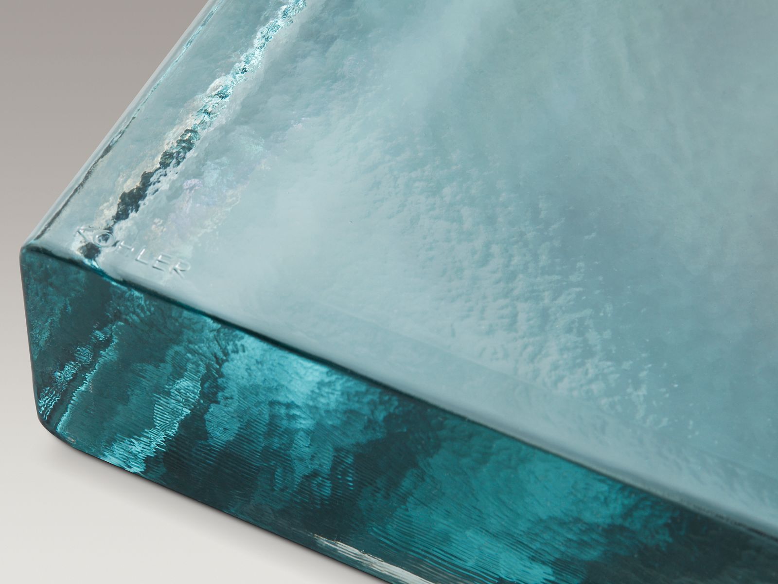 close-up view of product detail