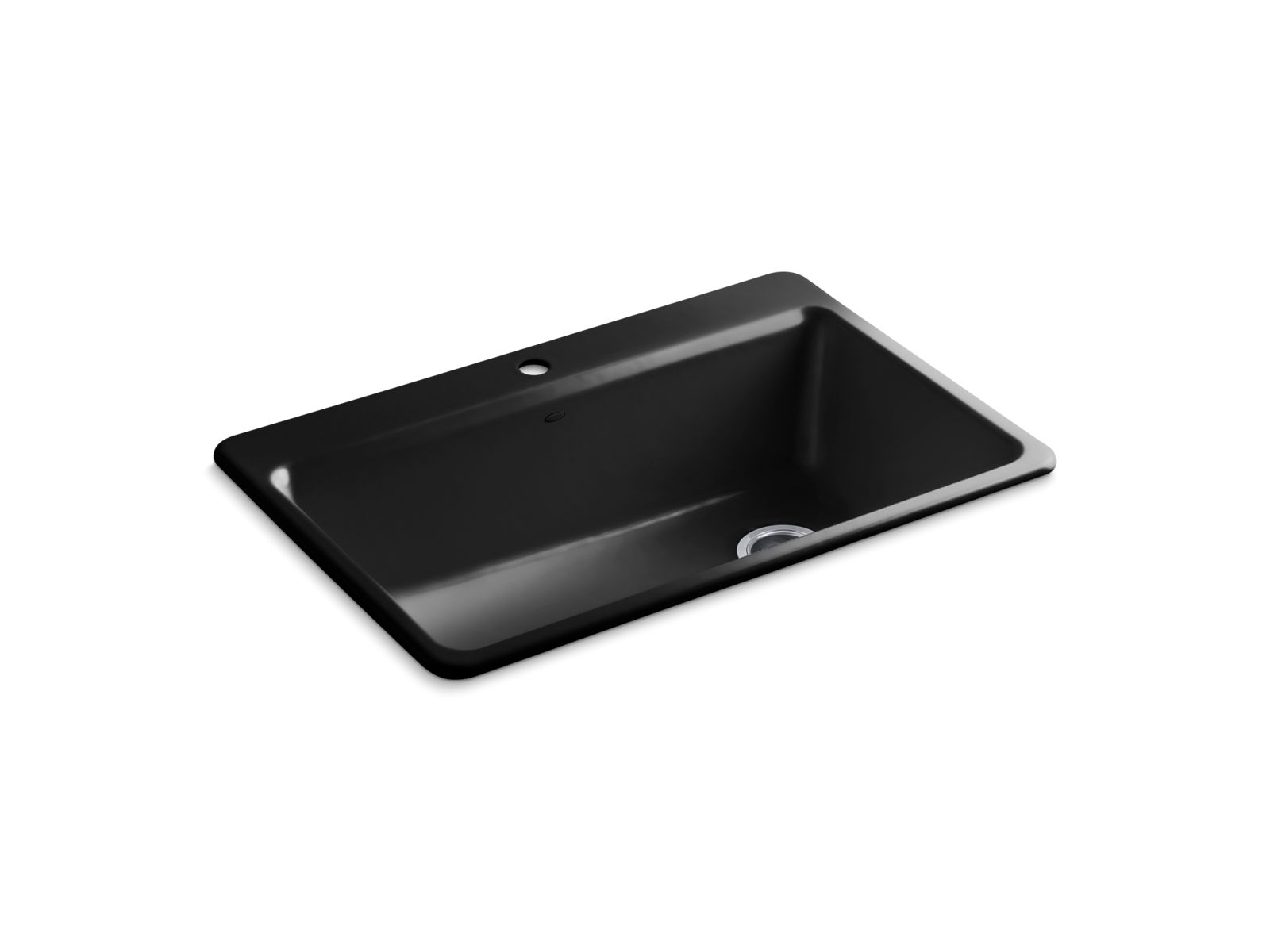Riverby 33" top-mount single-bowl workstation kitchen sink