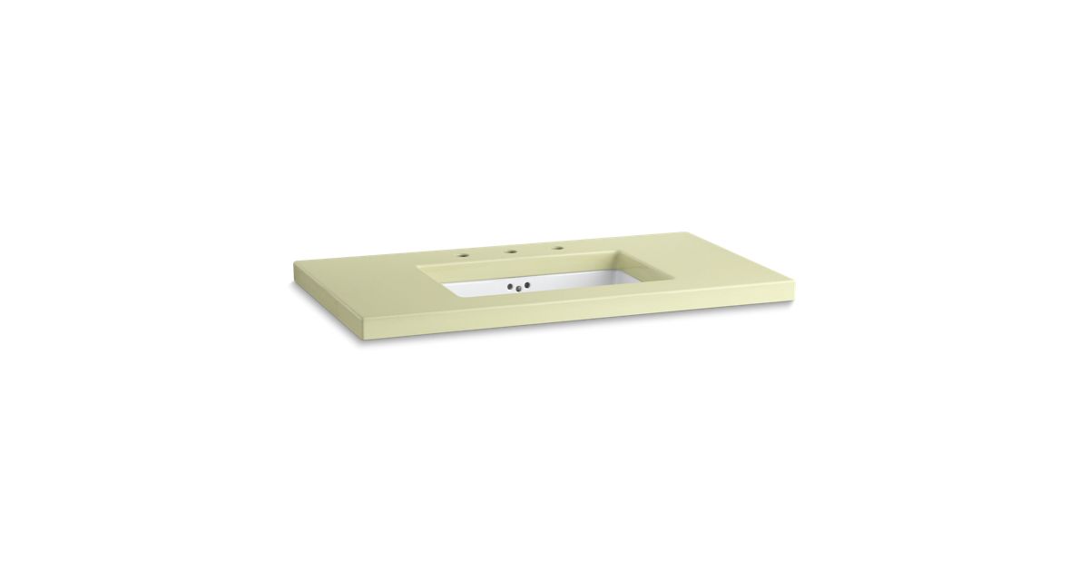 K3028 Kathryn 42Inch Enameled Lavastone Console Tabletop KOHLER