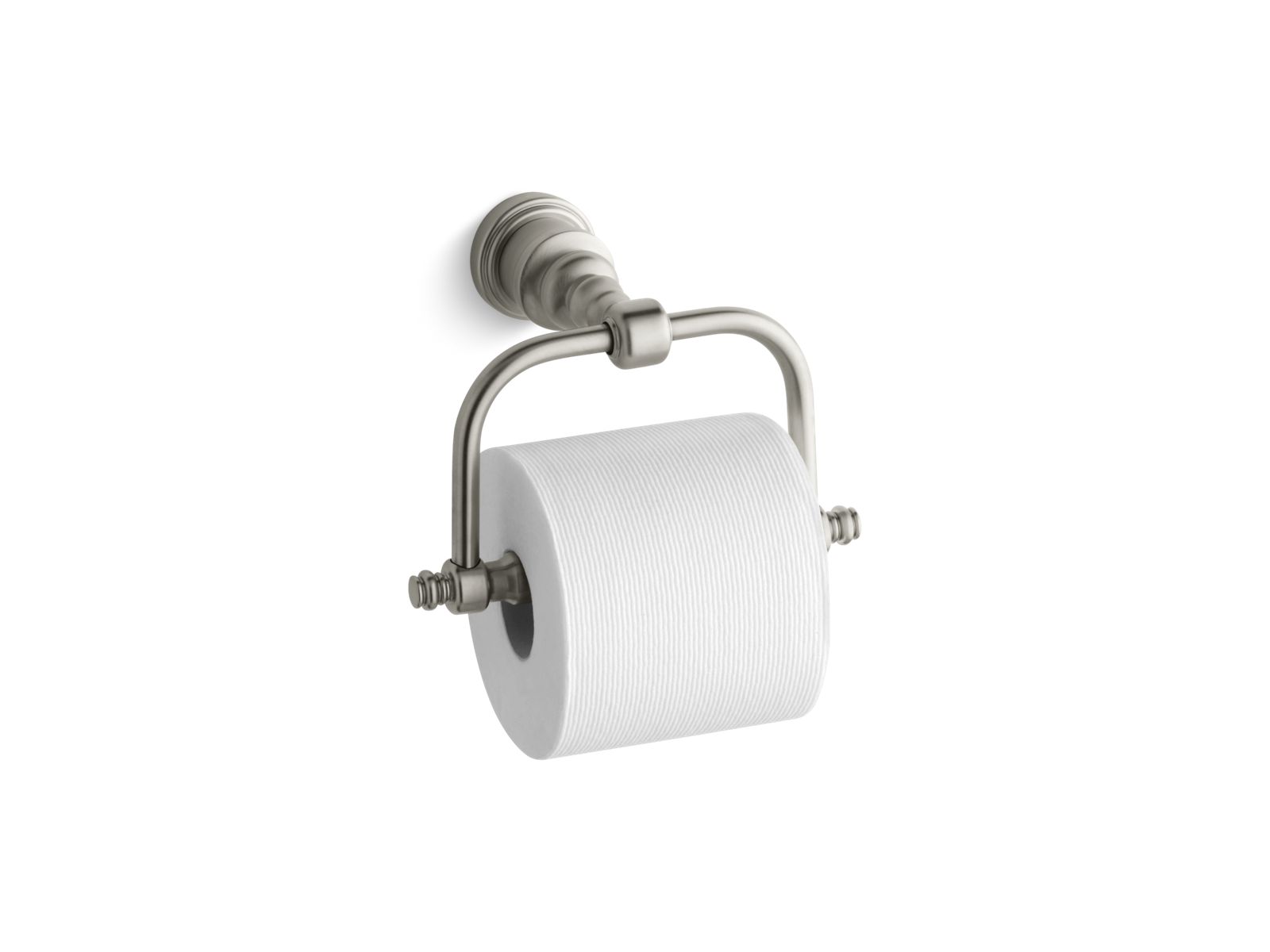 Kohler-K-6818-BN-IV-Georges-Brass-Vertical-Toilet-Tissue-Holder---Brushed-Nickel