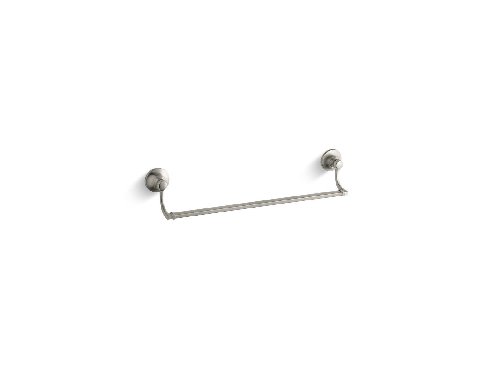 KOHLER Bancroft 18 in. Towel Bar in Vibrant Brushed Nickel