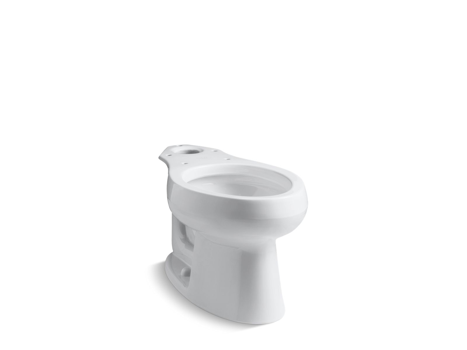 Kohler Co., Toilet Bowl, An American classic, this Wellworth toilet bowl displays graceful curves that fit a wide variety of