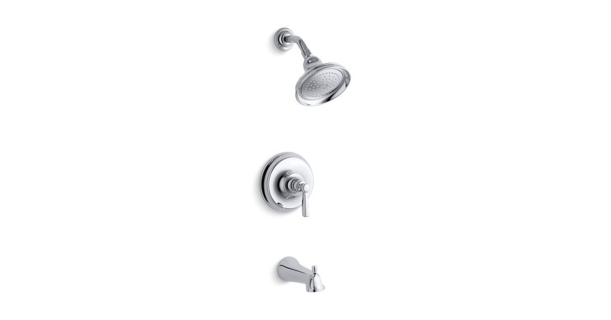 K T10581 4 Bancroft Rite Temp Bath And Shower Faucet Trim Kohler