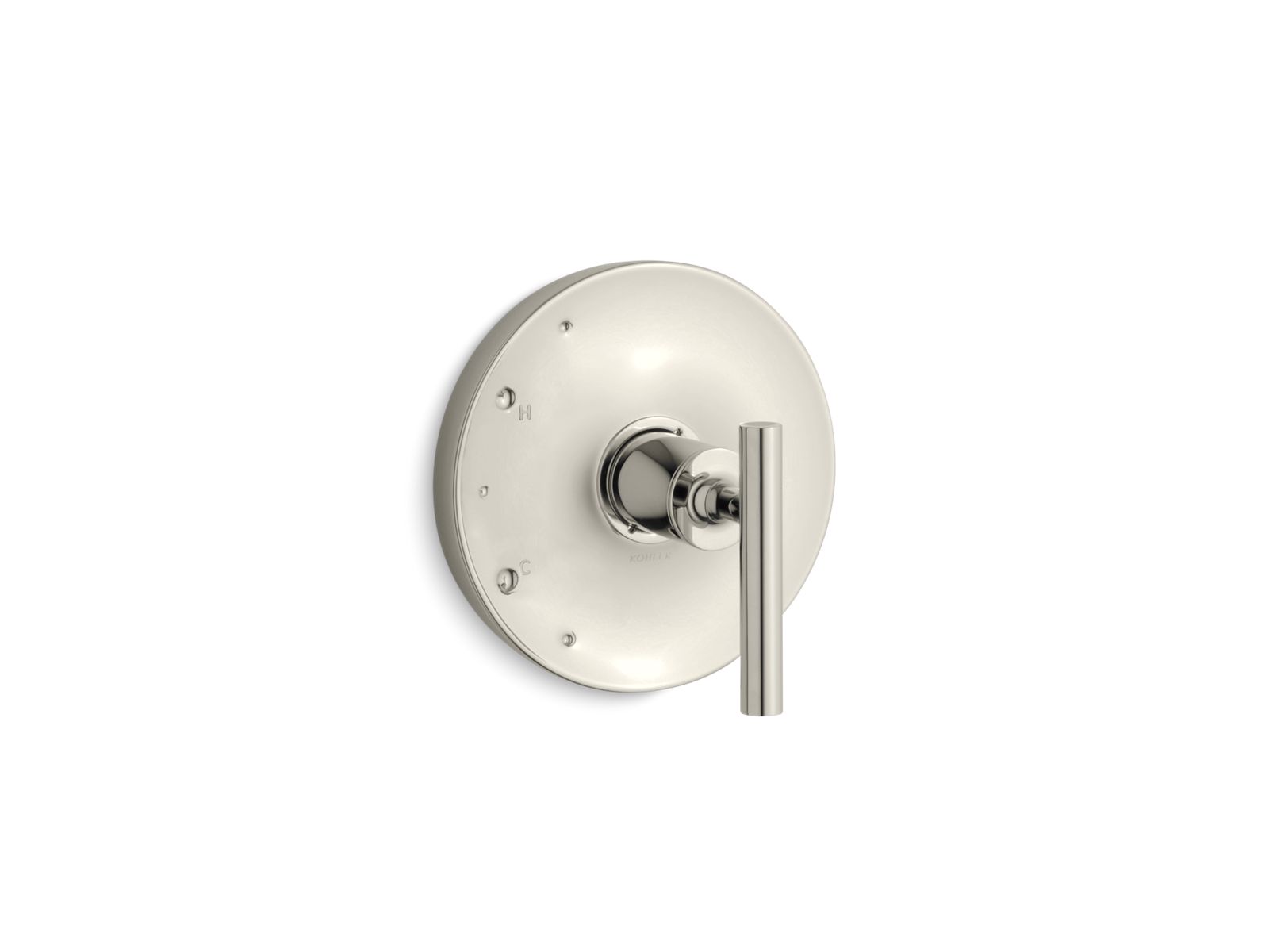 Purist Rite-Temp valve trim with lever handle