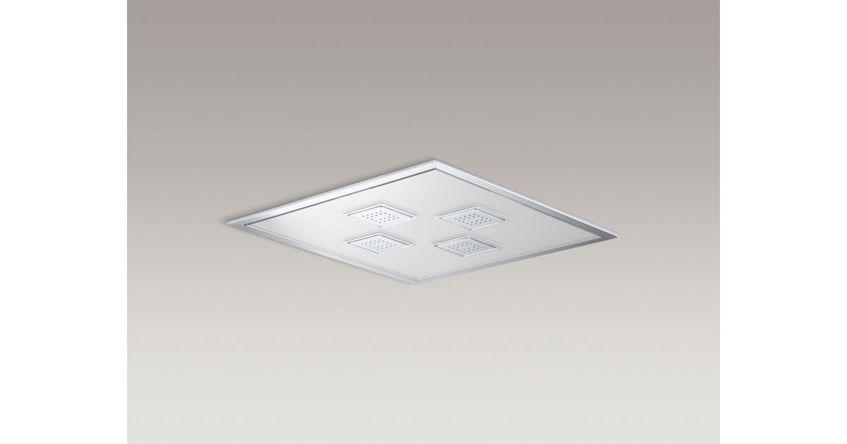 K8038 WaterTile 22Nozzle Overhead Ambient Rain Shower KOHLER