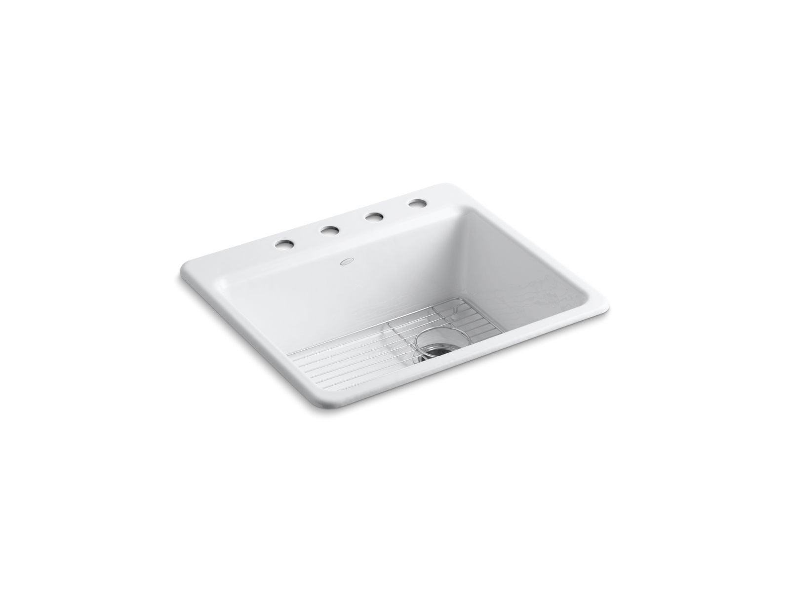 Kohler Co., Kitchen Sink, Sized to fit small spaces, the Riverby sink is an elegant and versatile addition to the kitchen as