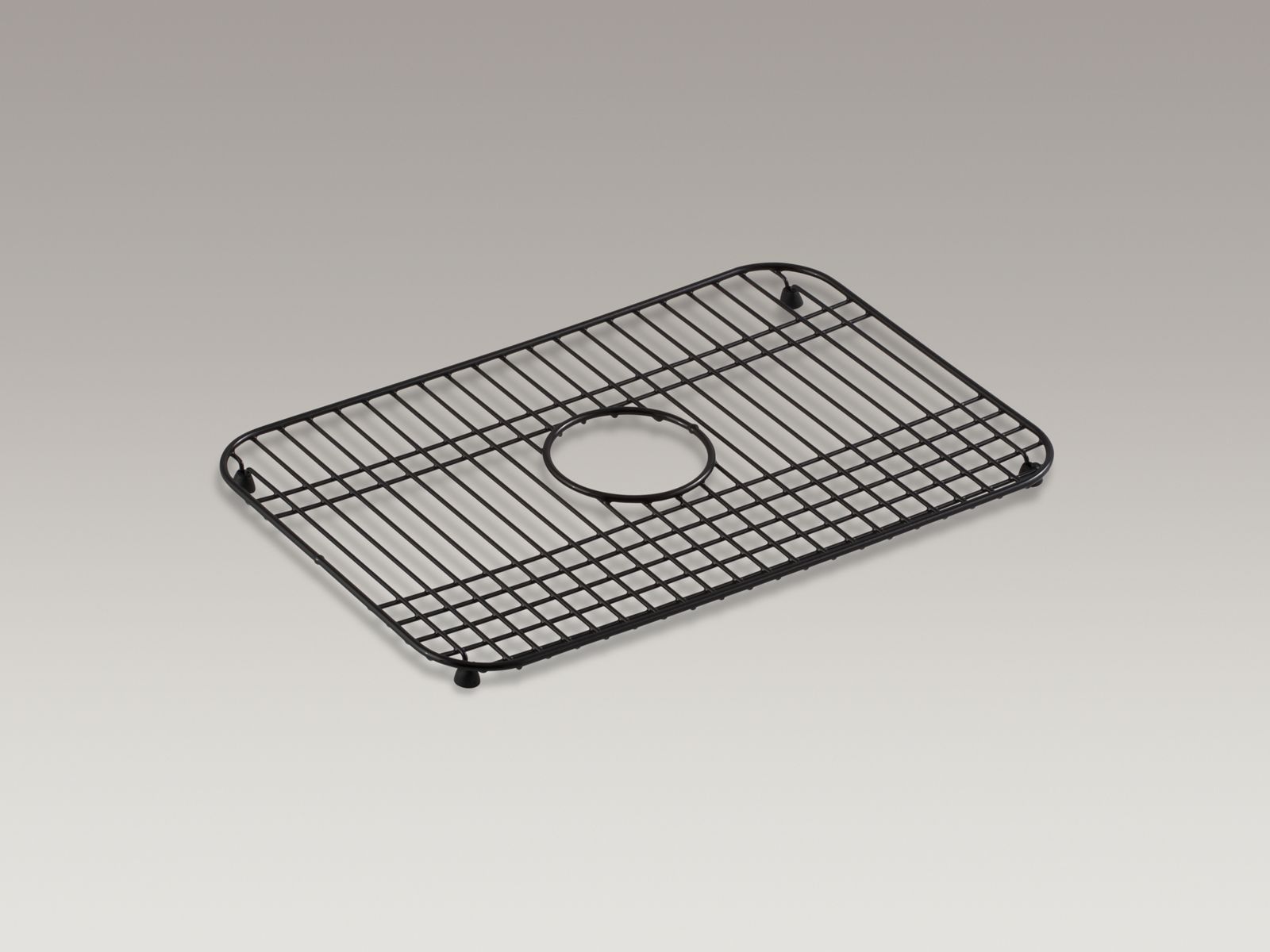 KOHLER Iron/Tones 19-1/2 in. x 14 in. Bottom Sink Bowl Rack in Stainless Steel