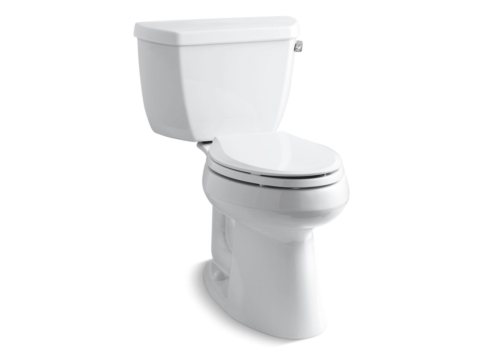 Kohler Co., Toilet, With its clean, simple design and efficient performance, this Highline water-conserving toilet combines