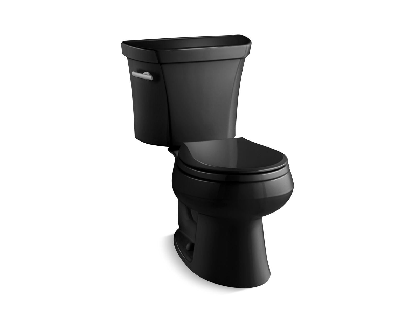 Wellworth Two-piece round-front toilet, 1.28 gpf