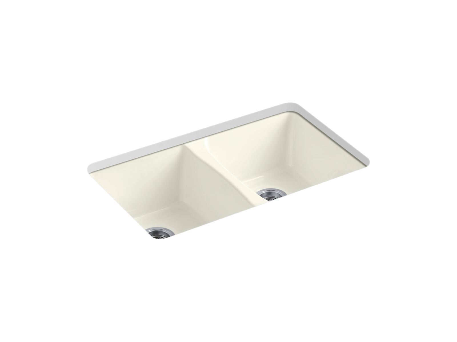 Deerfield 33" undermount double-bowl kitchen sink
