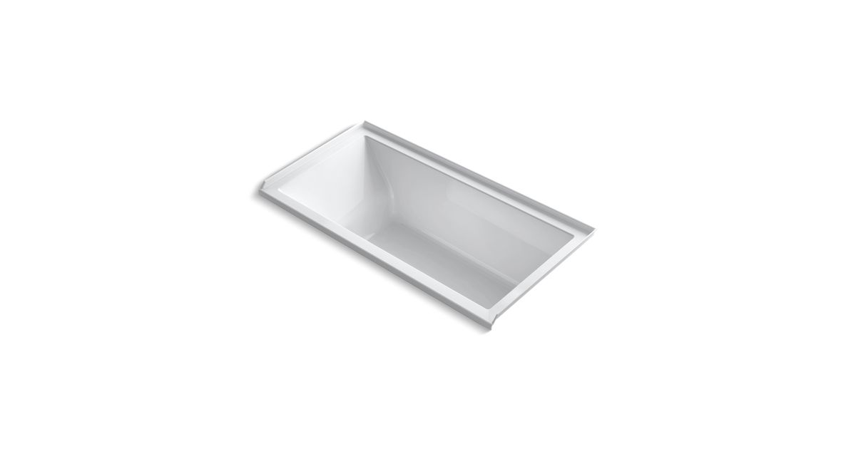 KOHLER| K-1121-R | Underscore 5-Foot Bath with 3-Wall Flange and Right