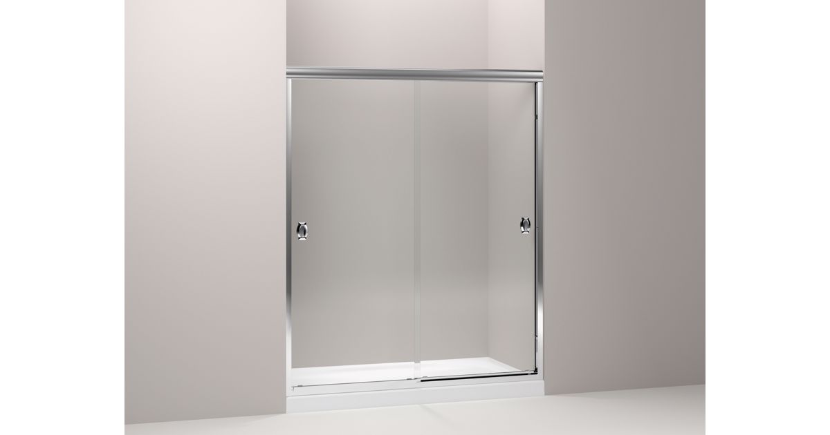 KOHLER Devonshire Frameless Sliding Shower Door KOHLER