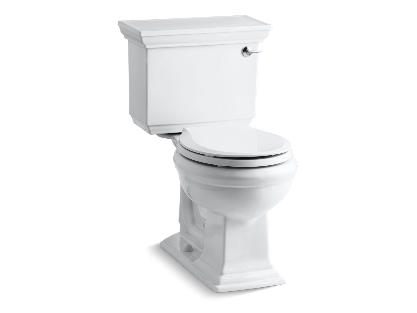 Kohler Co., Toilet, Featuring the elegant architectural look of the Memoirs collection with Stately design, this toilet tank