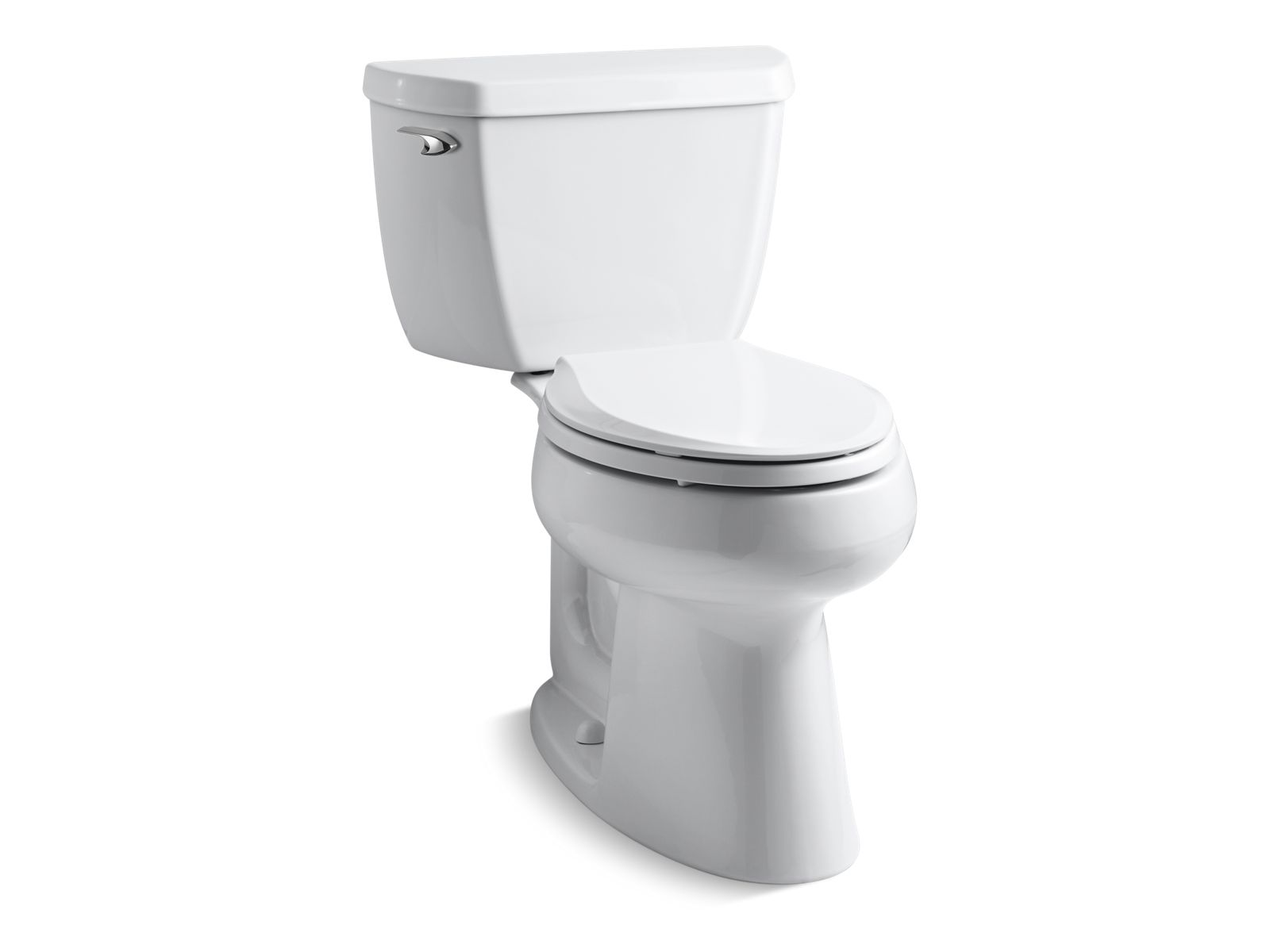 Kohler Co., Toilet, With its clean, simple design and efficient performance, this Highline water-conserving toilet combines