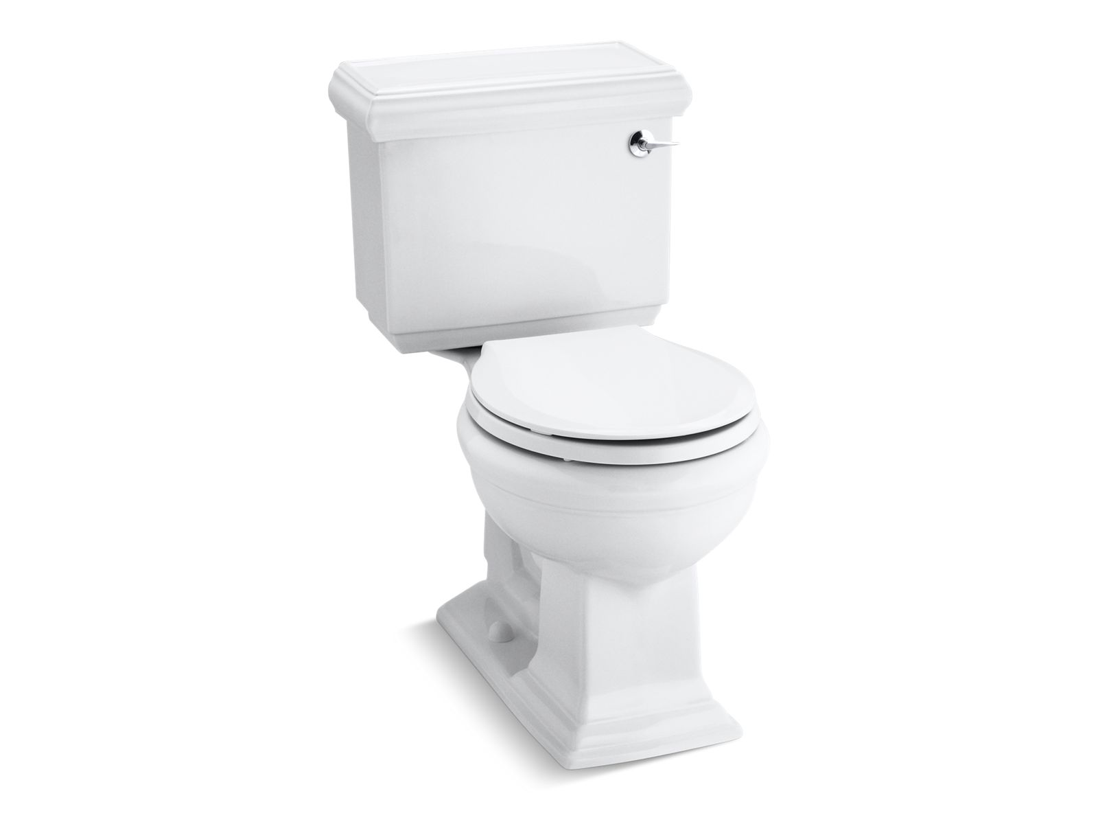 Kohler Co., Toilet, Featuring the elegant architectural look of the Memoirs collection with Classic design, this tank