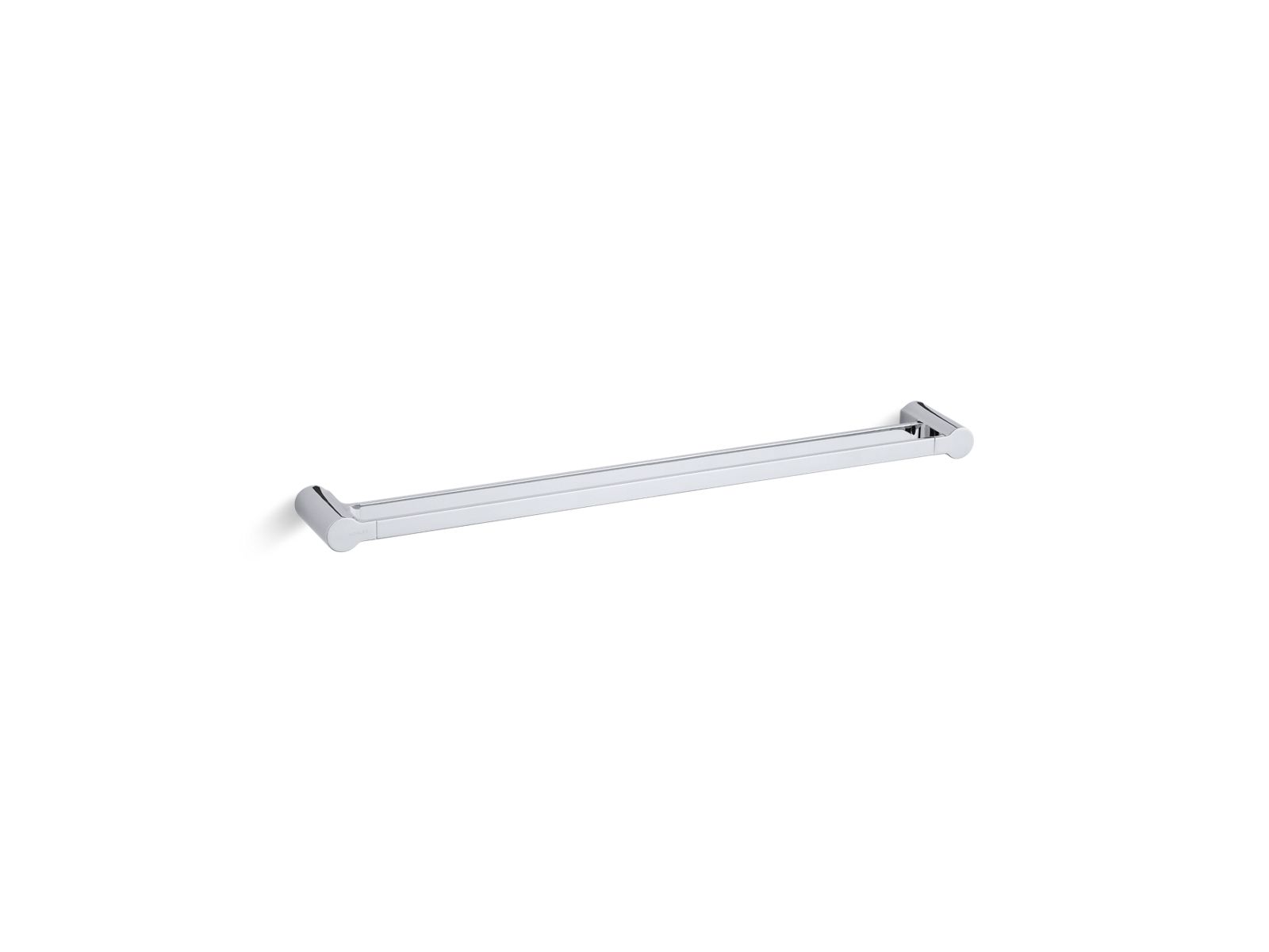 K-15206T-CP | Singulier™ 24" Double Towel Bar | Studio KOHLER®
