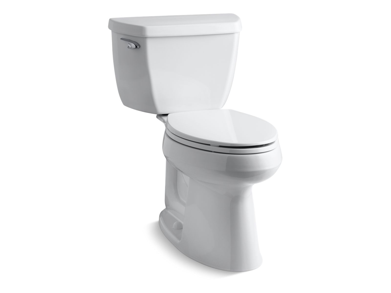 Kohler Co., Toilet, With its clean, simple design and efficient performance, this Highline water-conserving toilet combines