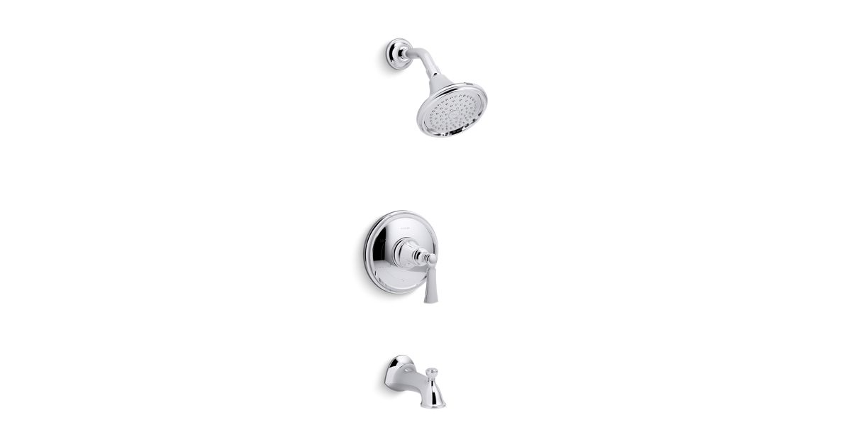 K-R72783-4G | Elliston® 1.75 gpm bath and shower faucet with Rite Temp®  valve | KOHLER