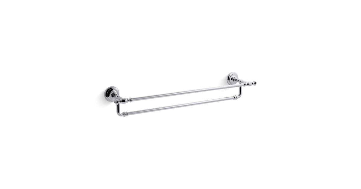 Artifacts 24Inch Double Towel Bar K72570 KOHLER