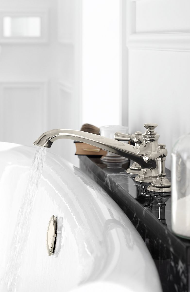 K-72796-CP | Artifacts™ Wall-mount supply elbow | Studio KOHLER®