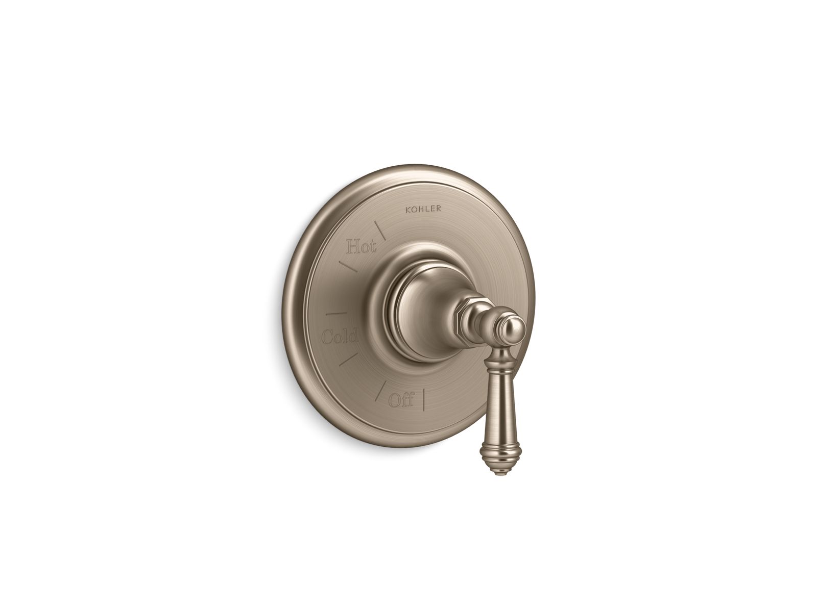 Artifacts Rite-Temp valve trim with lever handle