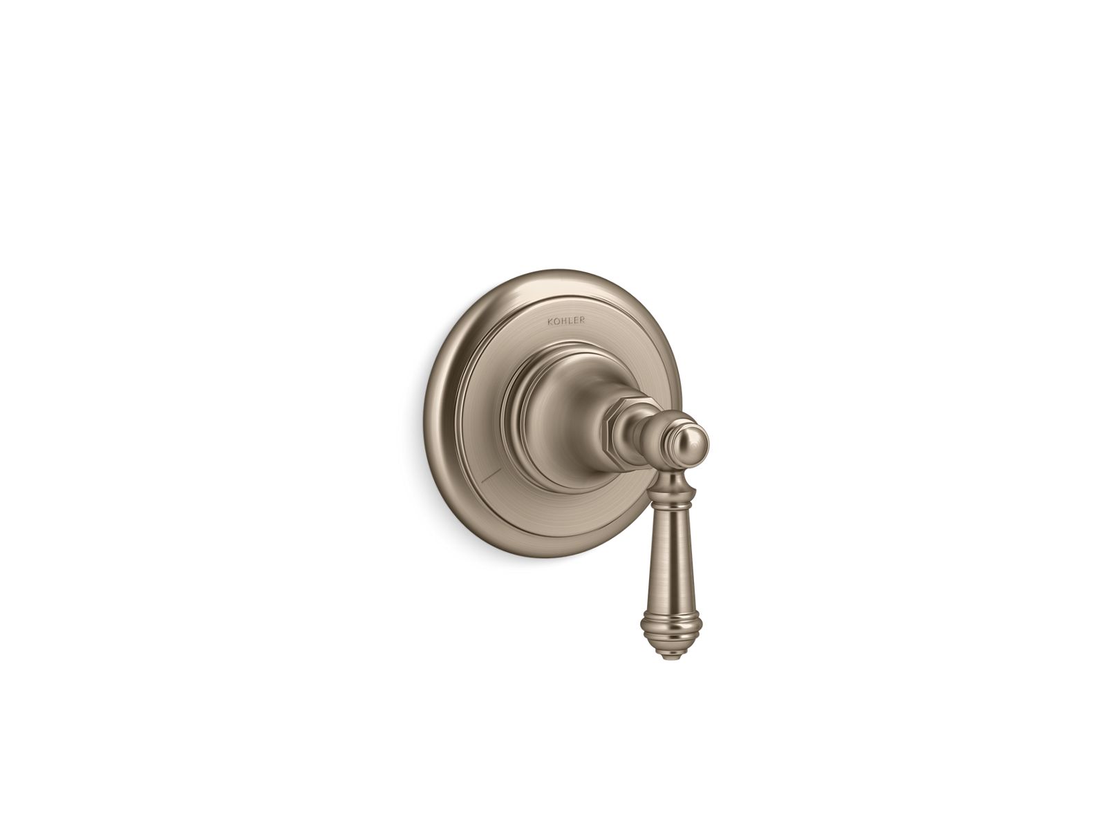 Artifacts MasterShower transfer valve trim with lever handle