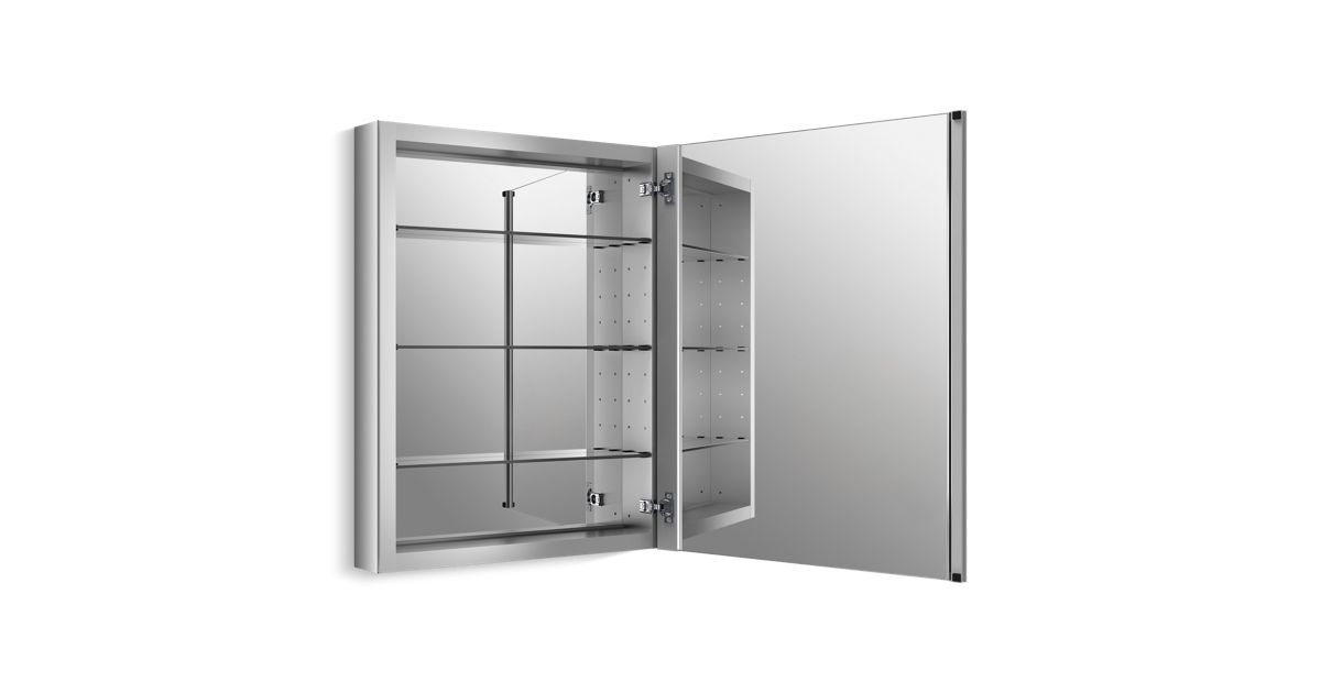 K 99006 Verdera Medicine Cabinet With Mirrored Door Kohler