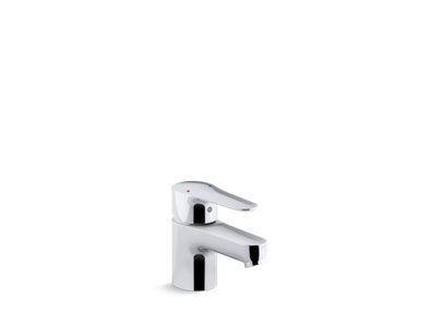 July&trade; Single-handle commercial bathroom sink faucet with grid drain