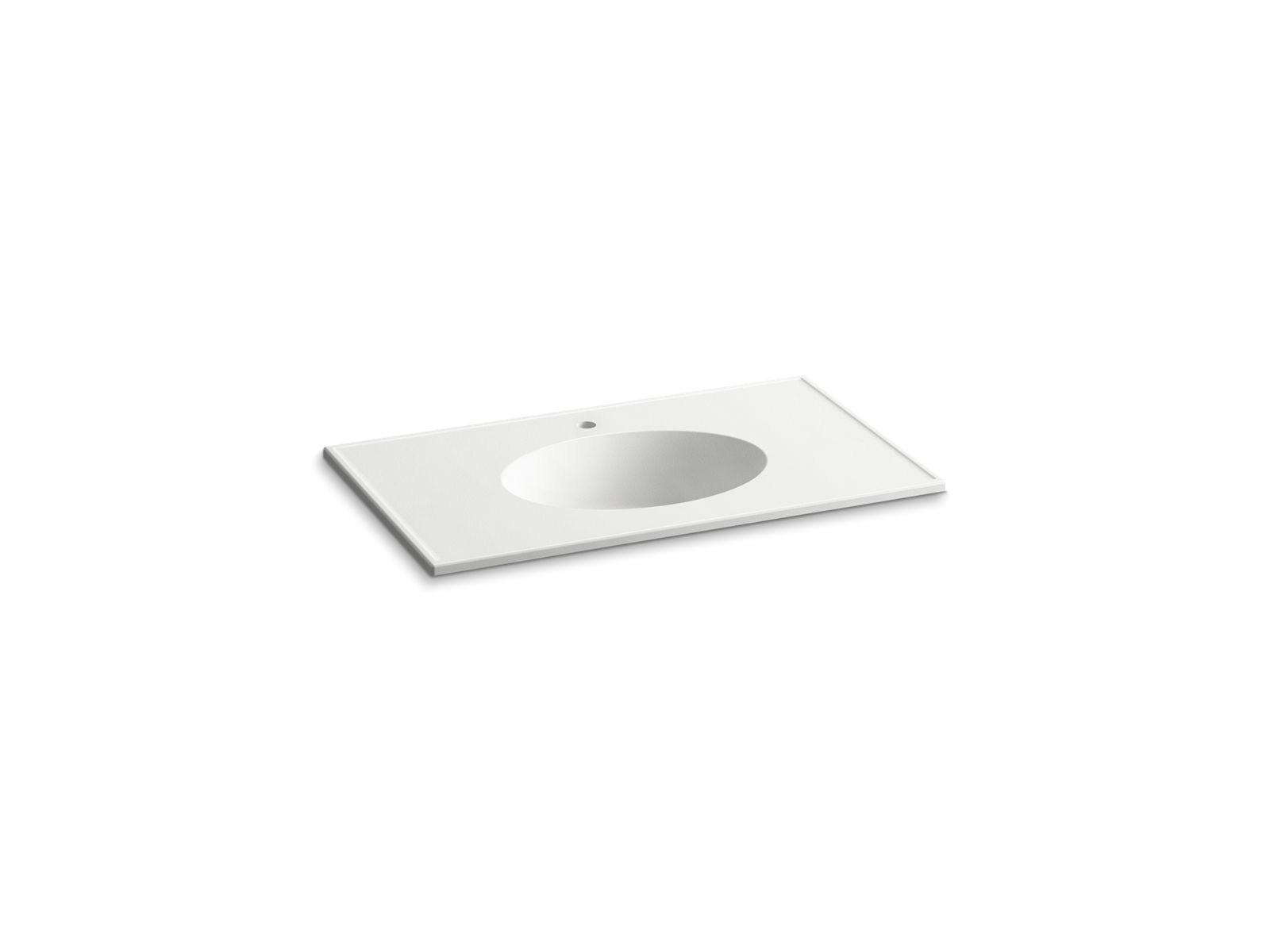 ブランド通販 Ceramic/Impressions Sink Bathroom Vanity-Top Oval 37-inch トップス