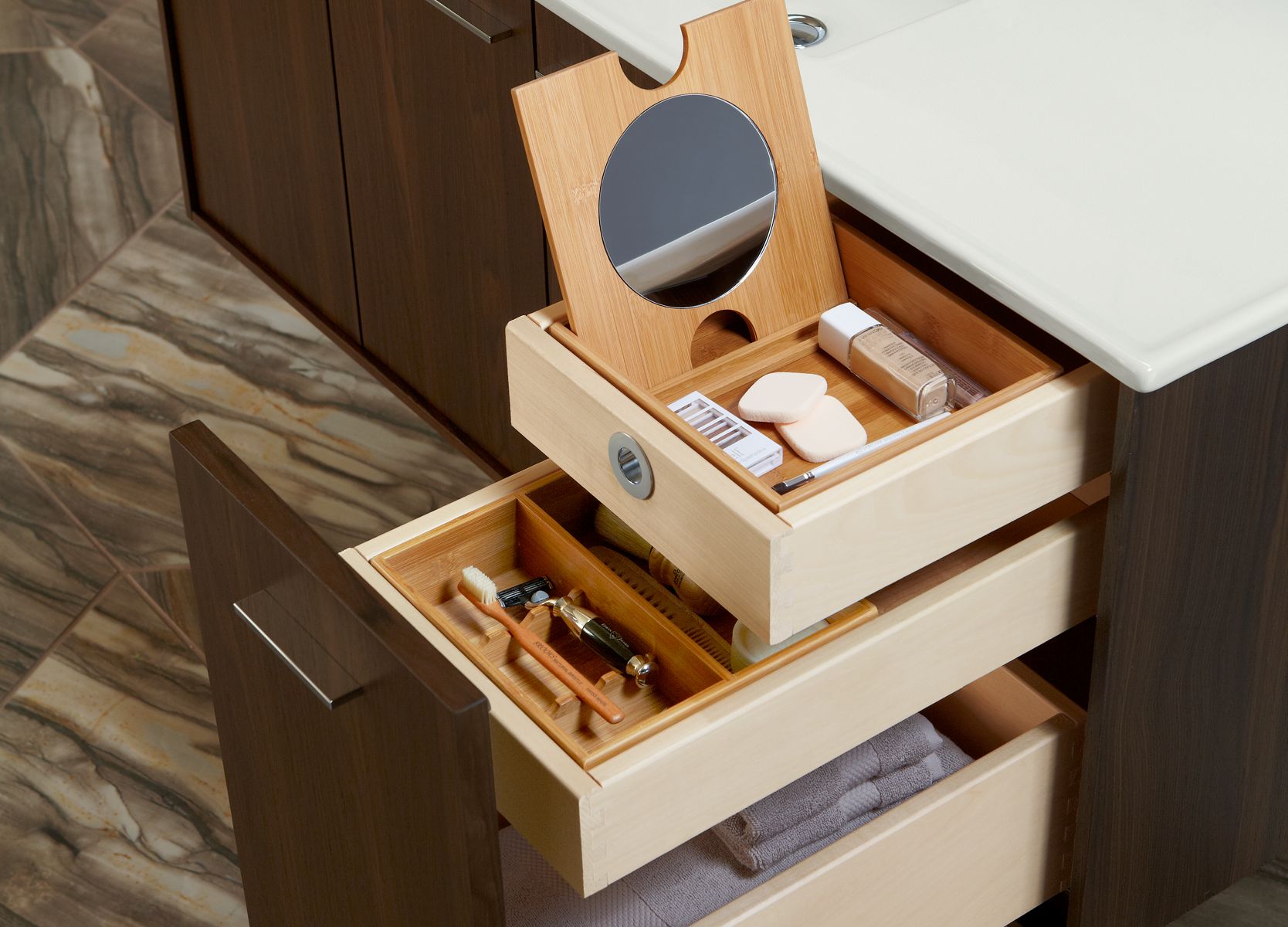 Custom drawer configuration