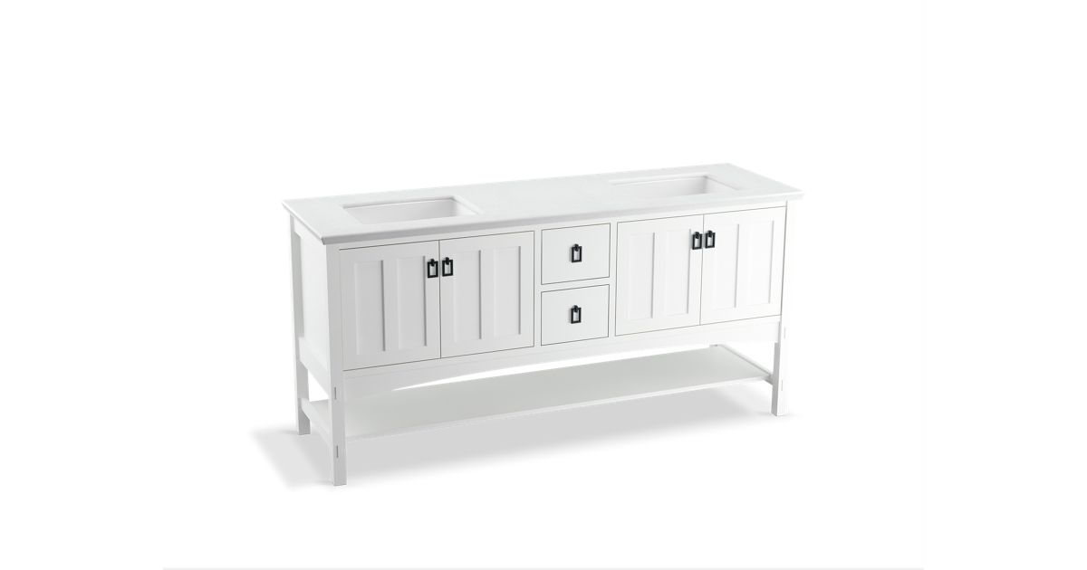 K99560SD Marabou 72inch Vanity with 4 Doors, 2 Drawers KOHLER