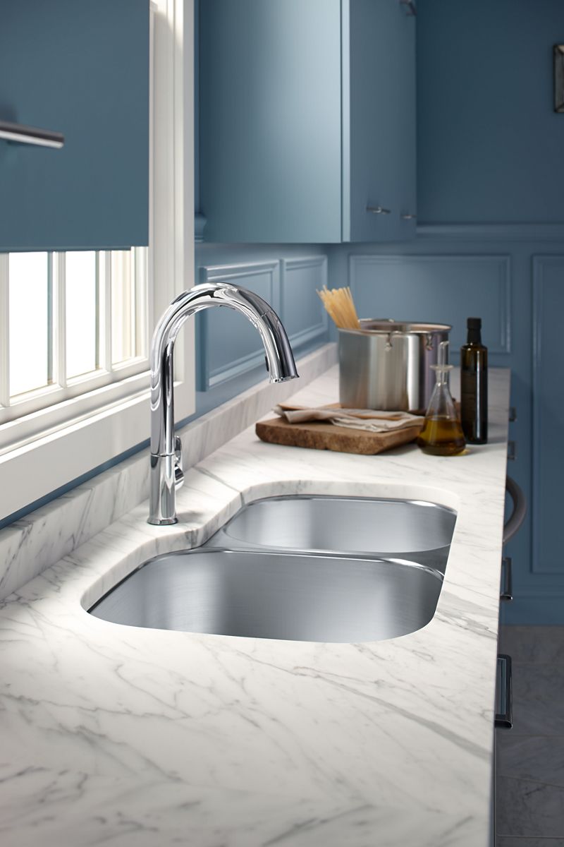 KOHLER | 72218 | Sensate™| Touchless pull-down kitchen sink with 