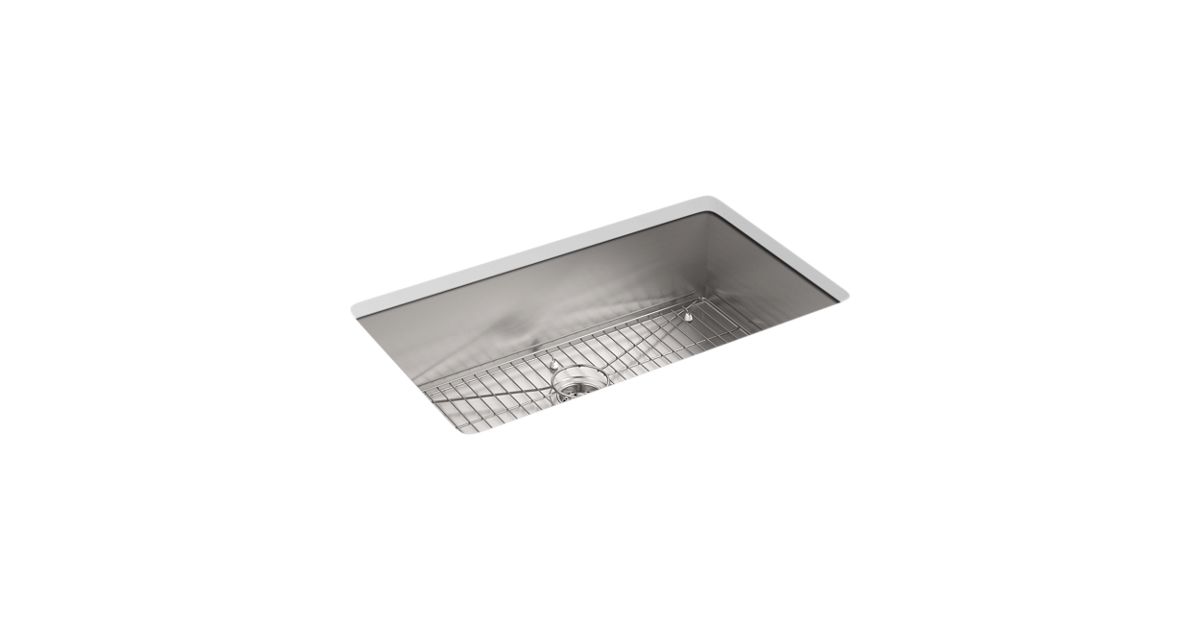 K 3821 1 Vault Top Mount Or Under Mount Sink With Single Faucet Hole Kohler