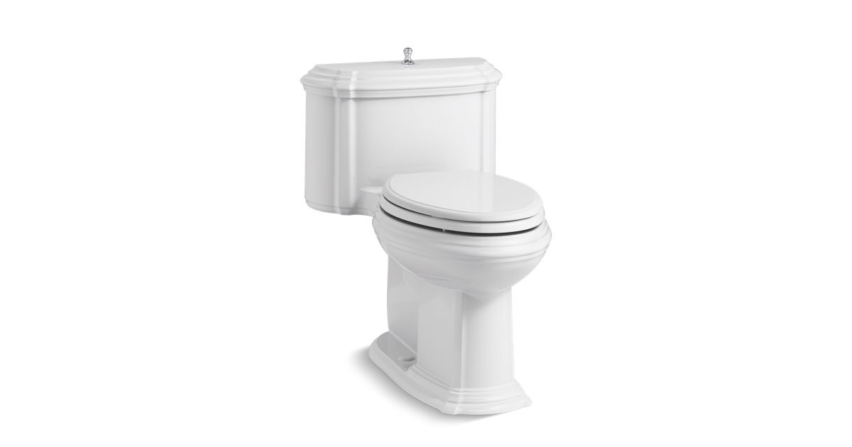 K 3826 Portrait 1 Piece Compact Elongated 1 28 Gpf Toilet W Seat