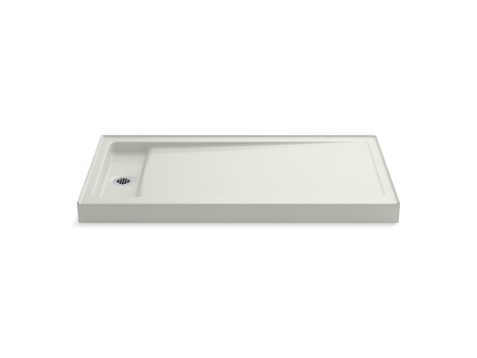 Bellwether 60" x 32" alcove shower base, left drain
