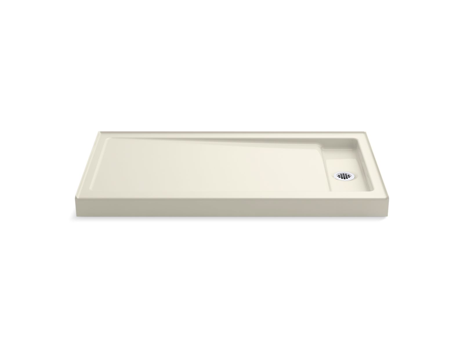 Bellwether 60" x 32" alcove shower base, right drain