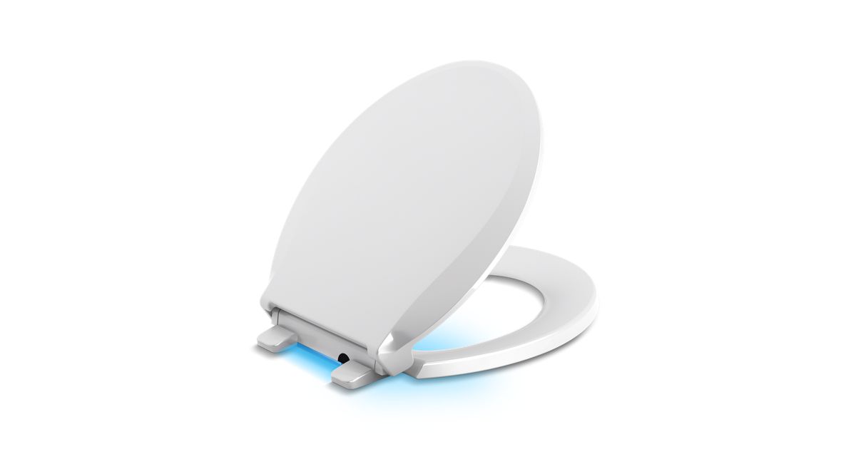 Cachet Nightlight RoundFront Toilet Seat K75758 KOHLER KOHLER