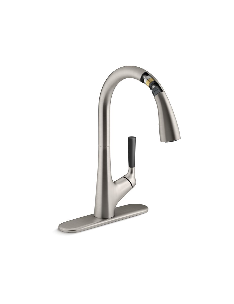 Kohler R23863-SD-VS Motif Kitchen Faucet with Pull Down Sprayer and fashion Soap #755