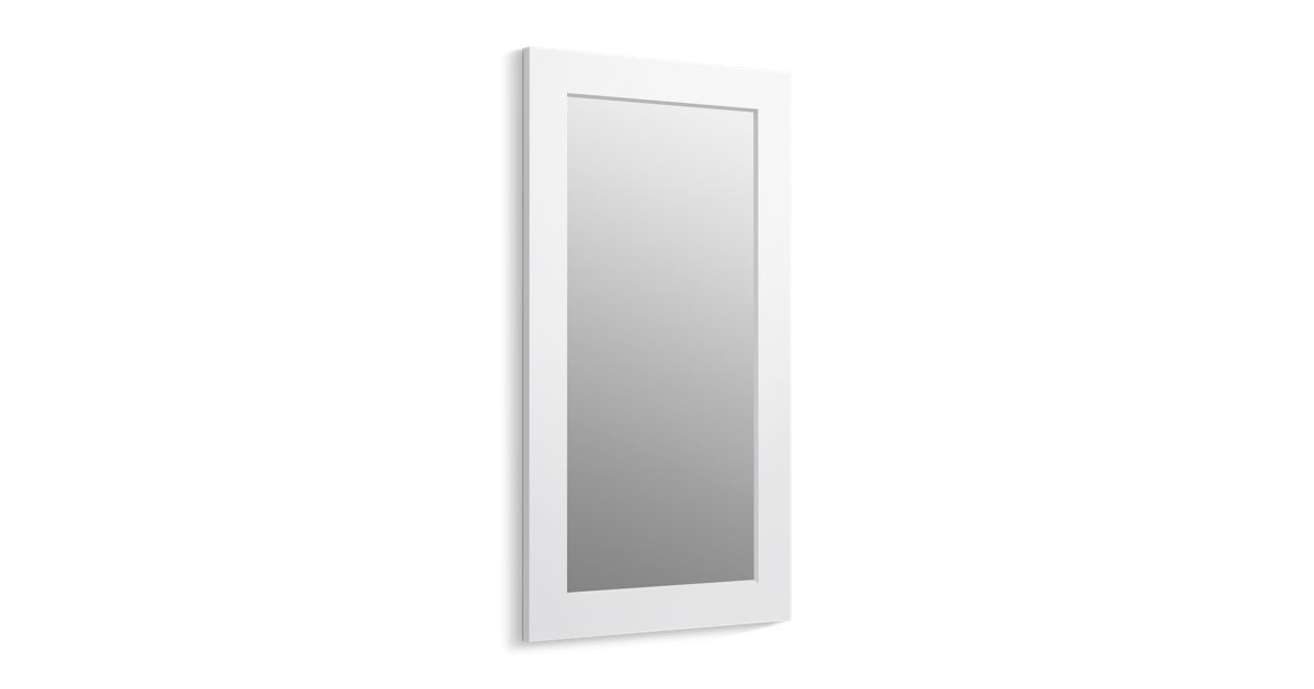 K99666 Poplin/Marabou Framed Mirror KOHLER