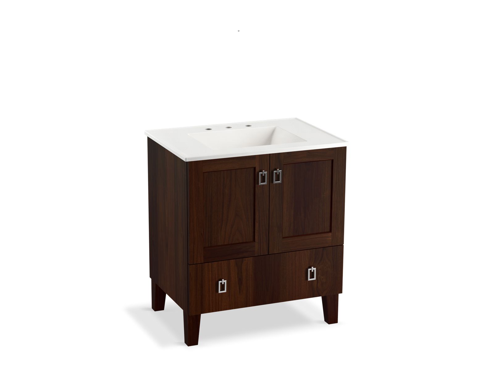 KOHLER | K-99529-LG | Poplin 30-inch vanity with legs, 2 doors and