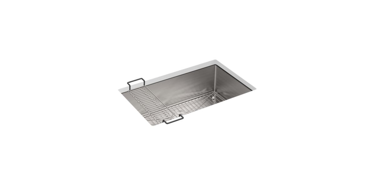 kraus single bowl stainless steel kitchen sink